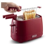 Grille - pain 2 tranches de longhi ctlap2203. r rouge 550 w