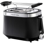 Grille pain 2 tranches noir format compact
