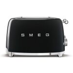 Grille - pains 4 fentes 950w noir - smeg - tsf03bleu