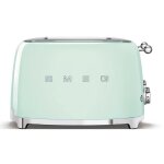 Smeg - grille - pains 4 fentes 950w vert d'eau tsf03pgeu