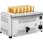 Grille - pain, 6 tranches acier inoxydable grille pain, pour la maison, la boulangerie, le restaurant, ...