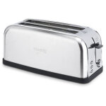 Grille - pain h. koenig toas28 - 2 fentes - 3 fonctions - thermostat r�glable 7 niveaux - acier inoxydable ...