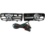 Grilles phares antibrouillard h3 avec drl led pour vw golf iv 1997 - 2006 (paire)