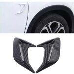 Grille de prise d'air de voiture 1 paire voiture modified shark gill simulation air outlet c�t� ventilateur ...