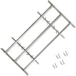 Vidaxl - grille rglable de scurit de fentres et 3 barres 700 - 1050 mm