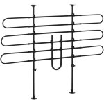Pawhut - grille de sparation extensible voiture barrire de scurit barre rglable pour chien acier ...