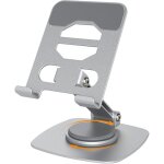 Gris, base stable support telephone voiture, r�glable en hauteur support tablette, rotation libre � 360� ...