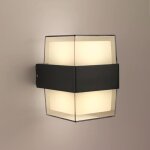 Groofoo applique murale extrieur 25w led clairage mural ip65 tanche luminaires extrieur mural blanc ...