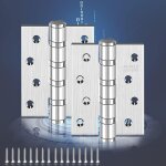 Groofoo - charnières lot de 2 charnière de porte en inox, charnière piano, Épaisseur du matériau 3 mm ... Groofoo - charnières lot de 2 charnière de porte en inox, charnière piano, Épaisseur du matériau 3 mm ...