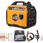 Groupe �lectrog�ne inverter 3. 5kw g�n�rateur silencieux portable 58db � l'essence for camping car