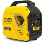 Groupe electrogne silencieux 2200w inverter moteur 4t essence 79 cm3 champion protection avr autonomie ...
