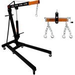 Grue de moteur 1 tonne 1000kg & �quilibreur de charge 900kg treuil poutre de support cro - chets doubles ...