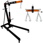 Grue de moteur 2 tonne 2000kg & �quilibreur de charge 900kg treuil poutre de support cro - chets doubles ...