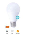 Gsc - ampoule led standard avec capteur de pr�sence + cr�pusculaire 9w e27 3000k