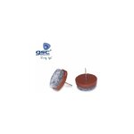 Gsc - set 4 feutres ronds avec clou �35mm marron 003802784
