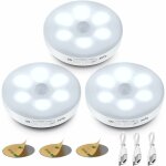 Gta - veilleuse led automatique, d�tecteur de mouvement int�rieur, lumi�res led sans fil, 3 modes (auto ...