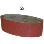 G�de - bandes abrasives 76 x 533 mm g60 - lot de 6 pour ponceuse g58146