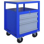 Gde - etabli mobile - servante p 600 s - 57 x 60 cm - 3 tiroirs