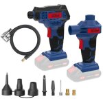 Gde - kit compresseur + pompe  air sans fil kls 18 - 0 (ss accu ni chargeur)