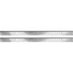 Gde - lames couteau pour rabot gmh 2000 - g55008 - lot de 2 lames