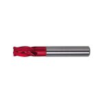 Fraise  copier torique dure carbure monobloc longue,  d1 - h8 : 12, 0 mm, long. totale l1 83 mm, long. ...