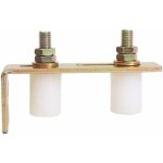 Deesse shop - guide de glissi�re poteau de guidage rouleaux doubles en nylon r�glables l support de poteau ...