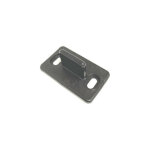 Guide d'onglet inférieur pour porte coulissante - koblenz noir Guide d'onglet inférieur pour porte coulissante - koblenz noir