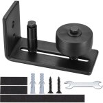 Guide de plancher porte coulissante, 8 en 1 guide de plancher de porte de grange, rouleau r�glable guide ...