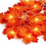 Guirlande d'automne, decoration automne, 20 guirlandes lumineuses, guirlande de feuilles d'automne, decoration ...