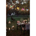 Tibelec - guirlande extrieure 10 ampoules b22 multicolor 300 lumens pro 10m
