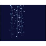 Blachre illumination - guirlande extrieure rideau led effet digital longueur 5m hauteur 1. 5m blanc ...