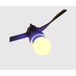 Guirlande guinguette ext�rieur pour �clairage 10m 20 ampoules led e27 4, 5w blanc chaud ip65