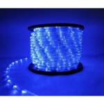 Guirlande led 220v 50m ip44 recoupable - bleu - silamp