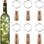 Guirlande led bouteille 2m 20leds bouteille lumineuse, led bouchon bottle light �tanche fil d'argent ...