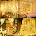 Guirlande lumineuse � 300 led aliment�e par usb avec t�l�commande pour chambre � coucher, f�te de mariage, ...