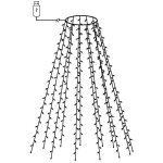 Guirlande lumineuse d'arbre de nol 150 led blanc froid 150 cm vidaxl