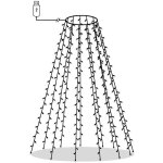 Guirlande lumineuse d'arbre de no�l 180 led blanc froid 180 cm vidaxl