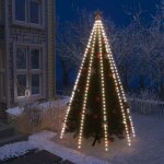 Guirlande lumineuse d'arbre de nol 400 led blanc froid 400 cm vidaxl