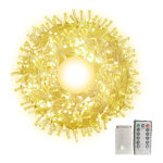 Guirlande lumineuse d'ext�rieur de 100 m, guirlande lumineuse de no�l et d'halloween avec t�l�commande, ...