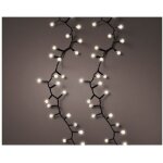 Guirlande lumineuse extrieur leds scintillante ''cherry compact'' 16m 500 led lumire chaude