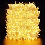 Guirlande lumineuse extra longue de 100 m 500 led, quntis ext�rieur int�rieur �tanche avec 8 modes, guirlande ...