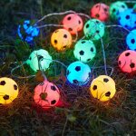 Guirlandes lumineuses football, guirlande lumineuse int�rieur / jardin, fairy lights led usb, 3m couleur ...