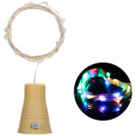 Guirlande lumineuse en forme de bouteille de vin avec bouchon de bouteille, fil de cuivre, �tanche ip65, ...