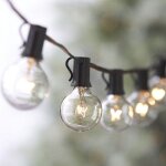 Guirlande lumineuse, guirlande guinguette raccordable à 25 g40 ampoules 7. 62m imperméable chane de lumières ... Guirlande lumineuse, guirlande guinguette raccordable à 25 g40 ampoules 7. 62m imperméable chane de lumières ...