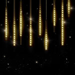 Guirlande lumineuse led 8, 6 m 480 led effet pluie de mtorites gouttes diamants stalactite ip 44 intrieur ...