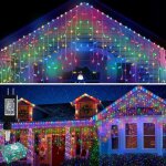 Guirlande lumineuse led d'ext�rieur de 10 m, 300 lumi�res, 8 modes, �tanche, pour chambre, tonnelle, ...