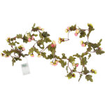 Guirlande lumineuse led fleurs en rotin avec 20 lumi�res, aliment�e par piles, d�coration pour f�tes ...