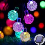 Guirlande lumineuse solaire ext�rieure, , 50 led, 7m, 8 modes economie d'�nergie et protection de l'environnem ...
