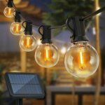 Vurahome - guirlande lumineuse solaire ext�rieure, guirlande lumineuse led ampoules 10 guirlandes solaires ...