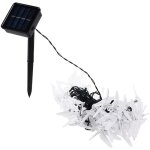Guirlandes lumineuses solaires, guirlande de lampe libellule allum�e automatiquement pour la d�coration ...